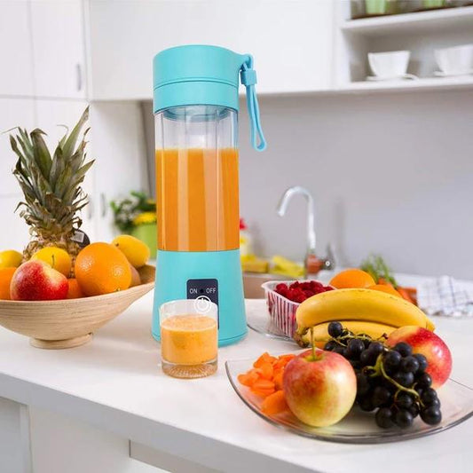 Portable Usb Electric Juicer - 6 Blades (Protein Shaker)