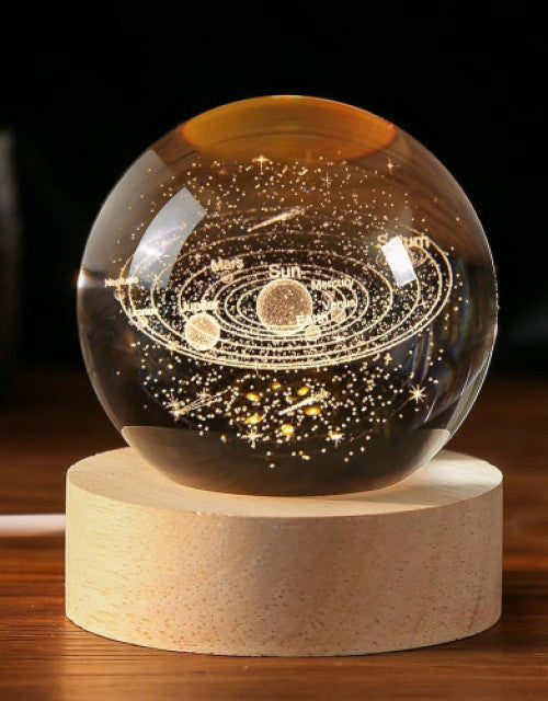 3D Crystal Ball Night Lamp