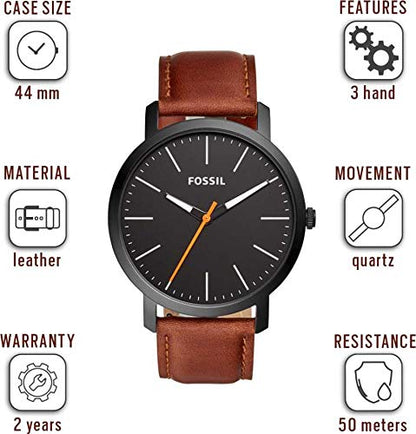 Black Dial Analog Watch (Men)